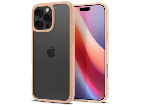 Spigen Ultra Hybrid iPhone 16 Pro hoesje rose