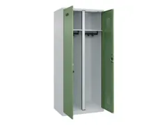 locker voor scheiding van kleding,HxBxD 1850x800x500mm,2vak