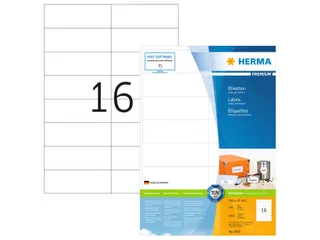 HERMA 4620 Premium etiketten A4 105x37mm Wit 3200 stuks - 1
