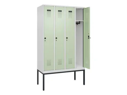 locker,HxBxD 2120x1200x500mm,4vak,vak B 300mm,draaigrendel