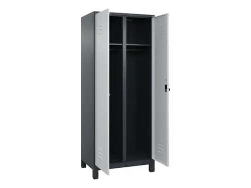locker voor scheiding van kleding,HxBxD 1950x800x500mm,2vak