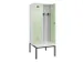 locker met bank,voor scheiding van kleding,HxBxD 2120x800x815mm,2vak