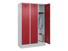 locker,HxBxD 1950x1200x500mm,3vak,vak B 400mm,cil.-slot,sokkel