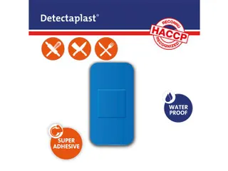 Detectaplast 8143 Pleister waterafstotend blauw 38x72mm 50 Stuks - 2