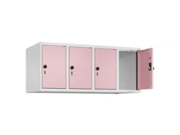 opzetkast,v. locker,4vak.,vak B 300mm,HxBxD 500x1200x500mm