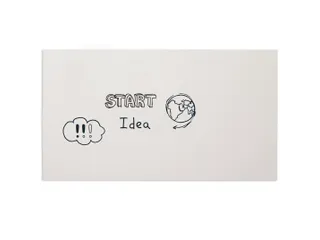 Whiteboard 98x198cm Zonder Rand Gelakt Staal Magnetisch - 1
