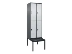 Dubbeldekse dekenkist,HxBxD 2120x600x815mm,2x2vak.,vak B 300mm