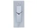 Wandklok Nextime 20x50cm glas Frosted/Mirror Dali