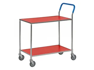 tafelwagen,draagverm. 150kg,2xstaalplaat,laadvl. LxB 760x430mm - 1