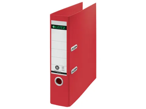 Leitz 180° Recycle Ordner A4 80mm Karton Rood