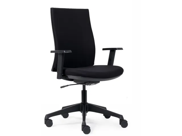 bureaustoel Canillo, stoffen rug