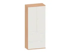 kantoorkast,HxBxD 1920x800x430mm,decor romp beuken,decor front wit