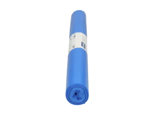 Afvalzak Hynex 90x110cm LDPE recycled T80 140L blauw rol à 10 stuks
