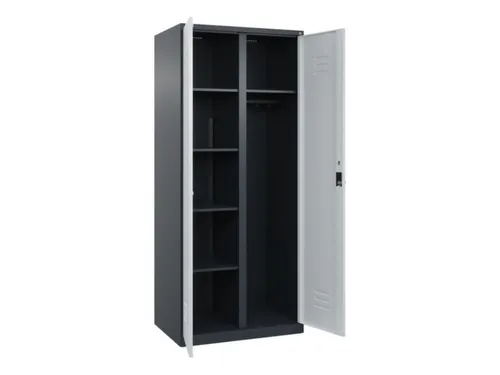 wasgoedverdeelkast,HxBxD 1850x800x500mm,vak B 400mm,draaigrendel