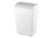 PlastiQline Afvalbak Open kunststof 43ltr Wit