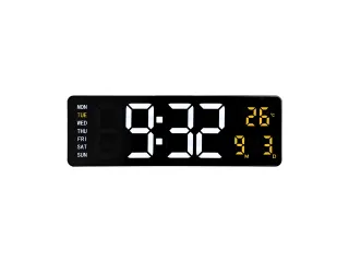Wandklok NeXtime Super Digi 38,8 x 12,9 cm - 1