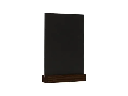 OUTLET Europel Krijtbord Tafelmodel A5 Staand Zwart