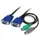 1.80 meter Ultradun 3-in-1 PS/2 KVM-kabel