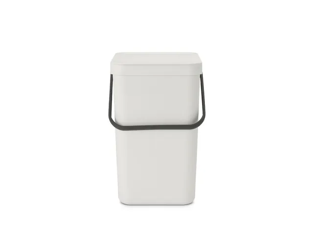 Afvalemmer Sort & Go 25 Liter Lichtgrijs