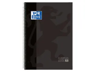 Notitieboek Oxford Classic Europeanbook A4+ lijn 80 Vel Zwart - 2