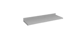 legbord,v. dossierstelling,BxD 1000x300mm,vakl. 60kg,staal,RAL7035