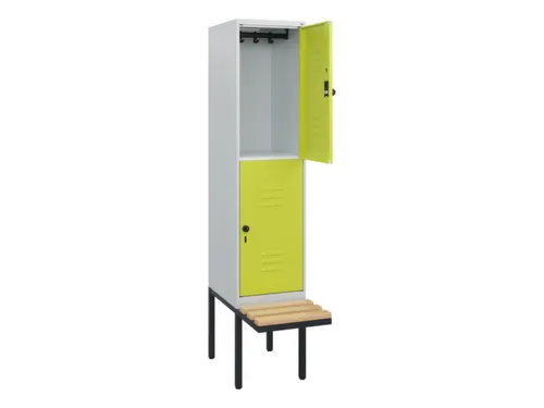 Dubbeldekse dekenkist,HxBxD 1950x400x815mm,1x2vak.,vak B 400mm