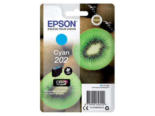Inktcartridge Epson 202 T02F24 blauw C13T02F24010