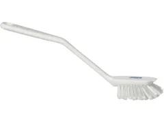 Afwasborstel Vikan 280mm met schraaprand wit Medium vezel