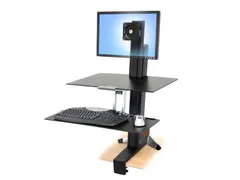 Werkstation Workfit S Enkel Zwart