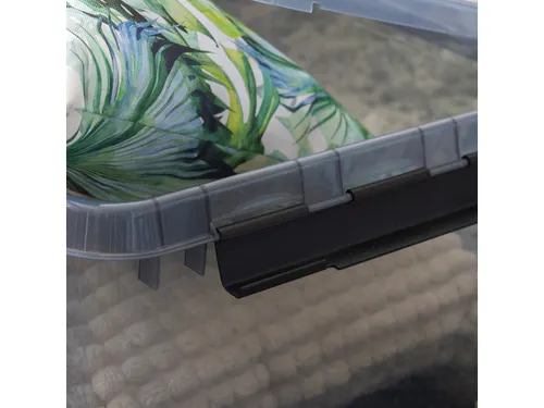 Comfort Line opbergbox 15L transparant grijs - 40x30x18cm