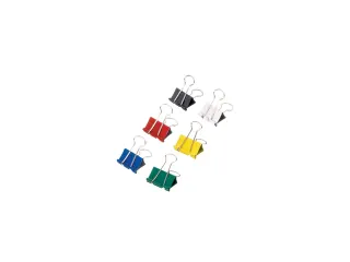 Papierklem MAUL 215 foldback 19mm capaciteit 7mm assorti - 2