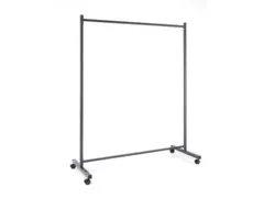 garderoberek,verrijdbaar,HxD 1800x600mm,4zwenkwielen,staal,1500 mm