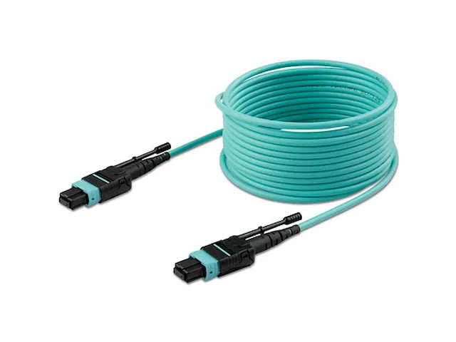 MPO12PL3M InfiniBand en Glasvezelkabel 3 meter MPO/MTP Aqua-kleur