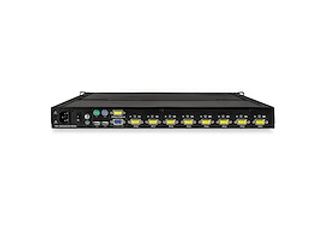 8 port KVM Rack Console met 1,8m Lange Kabels 17 inch Lcd