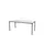 Domino Basic Tafel Vaste Hoogte 1800x800mm Grijs 25mm Zwart 4-Poot