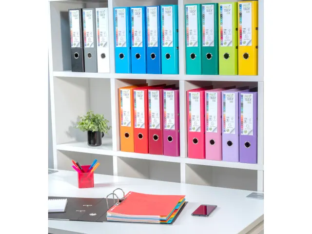 Ordner PP Prem'Touch A4maxi 80mm lila