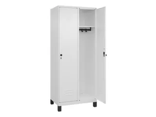 locker,HxBxD 1950x800x500mm,2vak,vak B 400mm,draaigrendel,voeten - 2