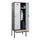 locker met bank,HxBxD 2120x800x815mm,2vak,vak B 400mm,draaigrendel
