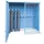 Gasflessendepot 2055x1125x1050mm 8 Gasflessen 1-vleugelige Deur