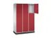 grootvolume-lockersysteem,RAL 7035/RAL 3003,HxBxD 1950x1220x500mm