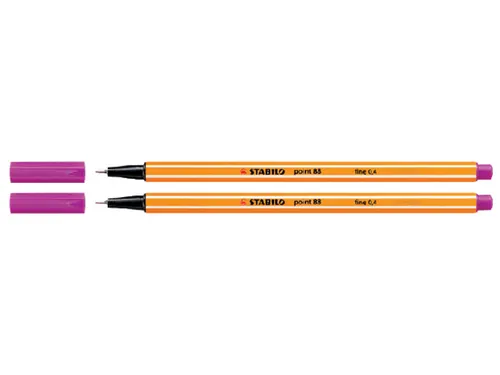 Fineliner STABILO point 88/56 roze rood 0.4mm