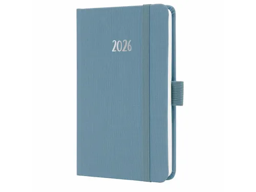 Weekagenda Feel A6 2026 (NL/FR/EN/DU) Powder Blue Hardcover