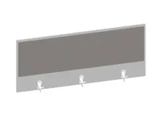 baliepaneel bureau aanbouw achter MP-lichtgrijs BN8078-grijs 1200mm