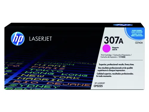 HP CE743A 307A Toner Magenta 7.300 Pagina's Origineel