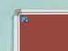 Prikbord Bulletin Rood 90x120cm Softline Profiel 16mm