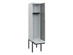 locker met bank,HxBxD 1950x400x815mm,1vak,vak B 400mm,cilinderslot