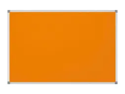 Prikbord MAULstandaard 90x180cm Textiel Oranje
