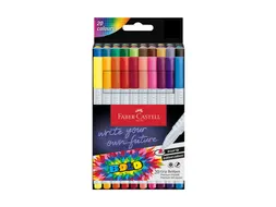 Viltstiften Faber-Castell Grip Bold kartonetui 20 stuks