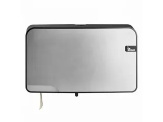 Mini duo jumbo Toiletrolhouder 447097 Zilver - 1
