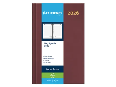 Agenda 2027 Ryam Efficiency Baladek 1d/1p bordeaux